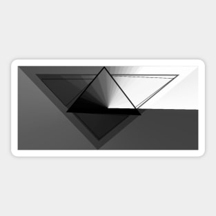 Gradient  Triforce Sticker